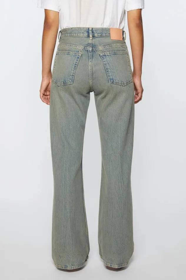 Acne Studios Loose Fit Jeans 8211 2021F Bluebeige Women Jeans