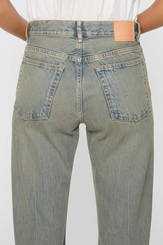 Acne Studios Loose Fit Jeans 8211 2021F Bluebeige Women Jeans