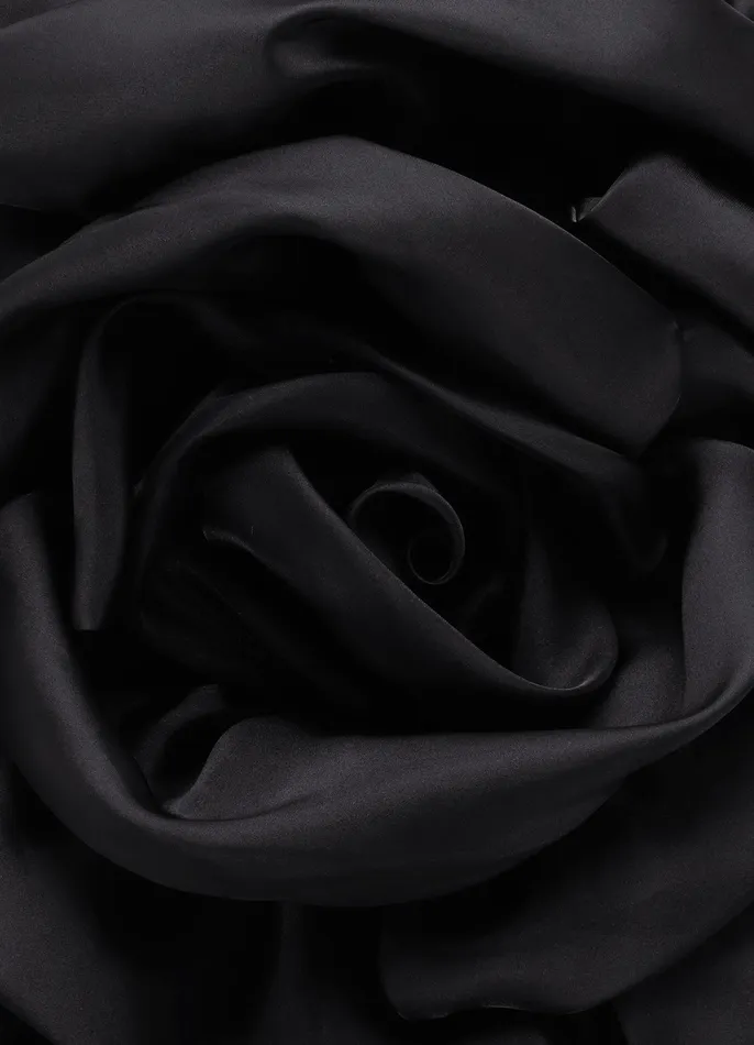 Bloom Rose Mini Dress 8211 Ebony Dresses and Jumpsuits LEO LIN Women