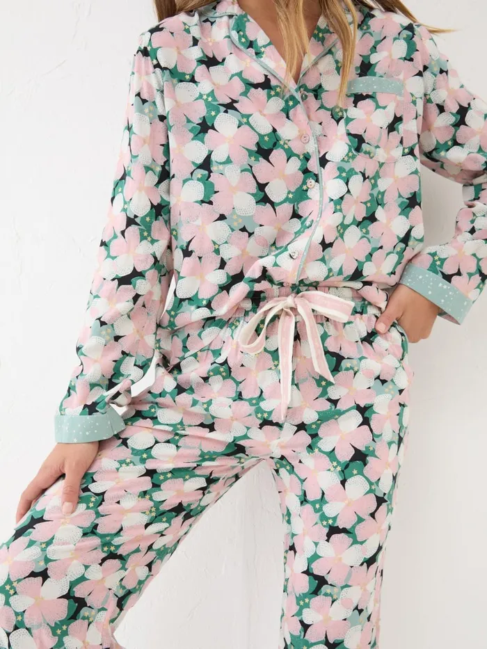 Fat Face Pyjamas and Nightwear Pink Large Floral Set 8211 Women Fat Face Pyjamas and Nightwear Pink Large Floral Set 8211 Women
