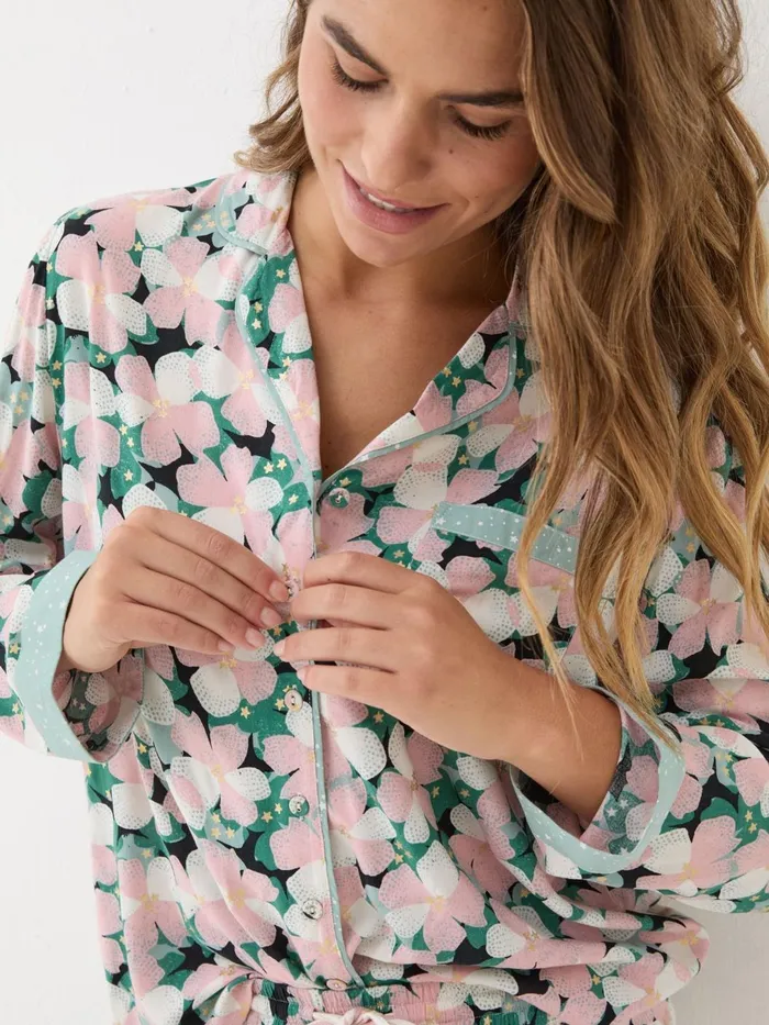 Fat Face Pyjamas and Nightwear Pink Large Floral Set 8211 Women Fat Face Pyjamas and Nightwear Pink Large Floral Set 8211 Women