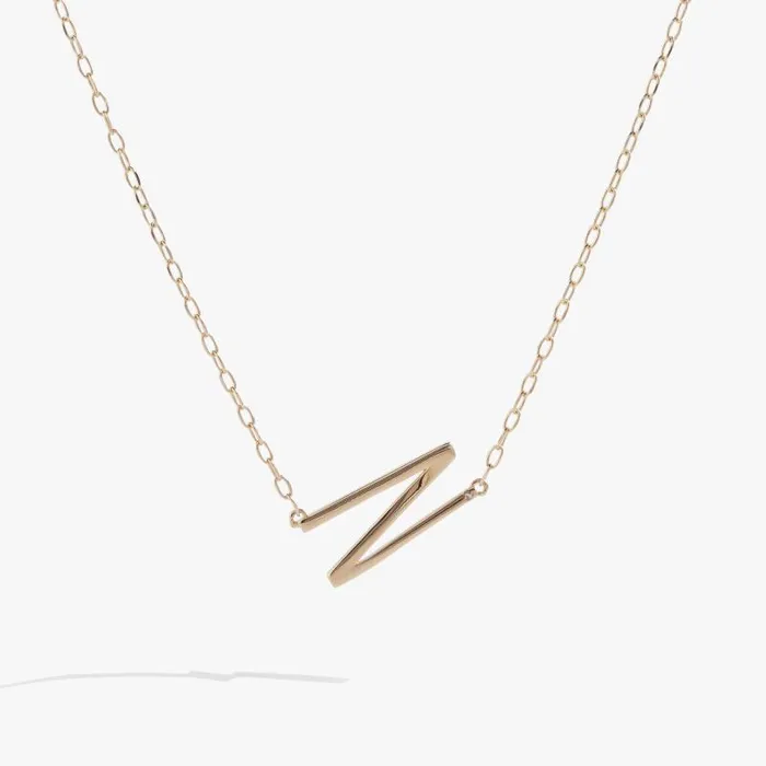 Fine Jewelry Women Alex And Ani Initial N Precious Elongated Necklace 14kt Gold Over 925 Sterling Silver Fine Jewelry Women Alex And Ani Initial N Precious Elongated Necklace 14kt Gold Over 925 Sterling Silver