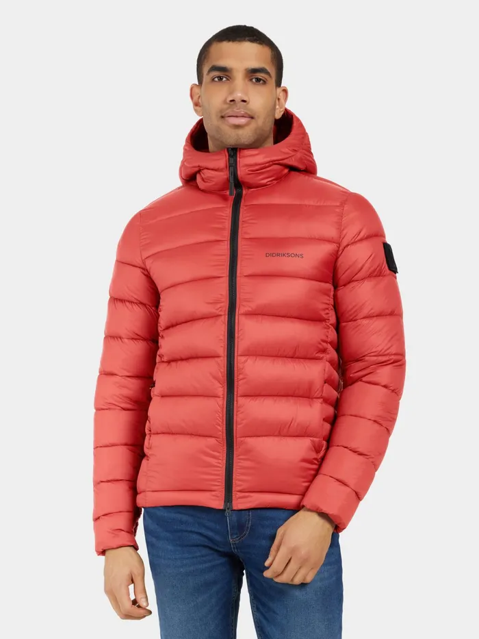 Men Ed Jacket Ochre Red Didriksons Autumn Jackets