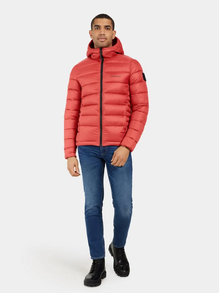 Men Ed Jacket Ochre Red Didriksons Autumn Jackets