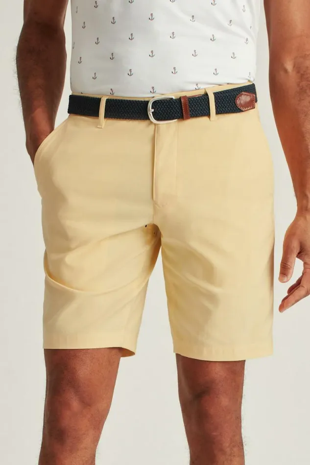 Men Lightweight Golf Short Heather Sunflower Bonobos Golf Shorts