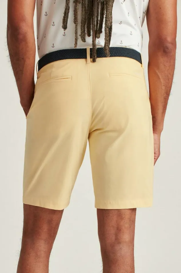 Men Lightweight Golf Short Heather Sunflower Bonobos Golf Shorts
