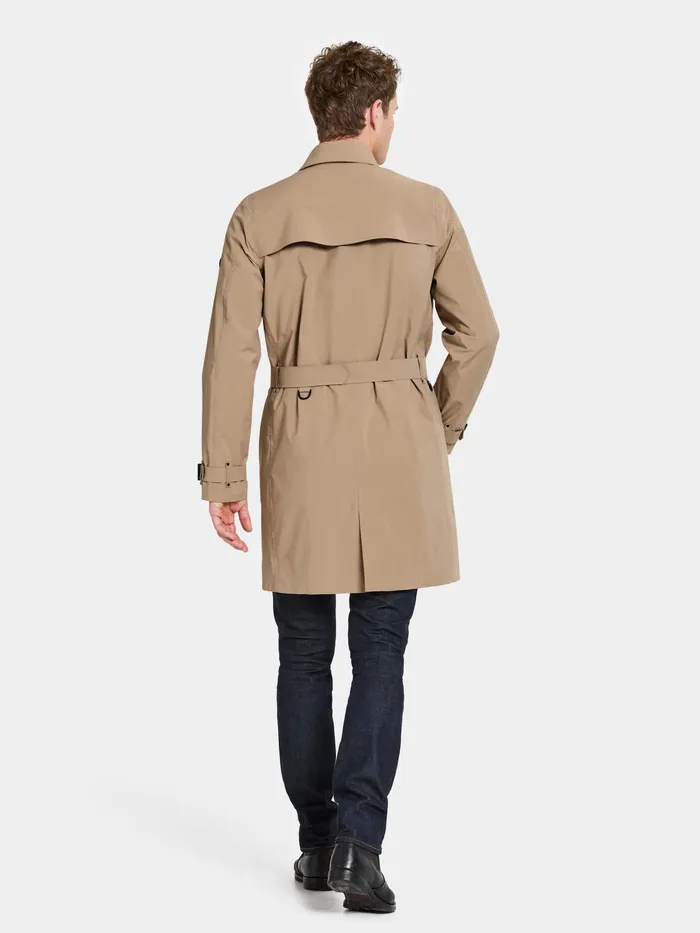Men Ludvig Coat Beige Didriksons Lightweight Jackets