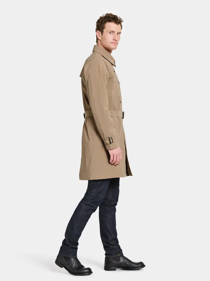 Men Ludvig Coat Beige Didriksons Lightweight Jackets