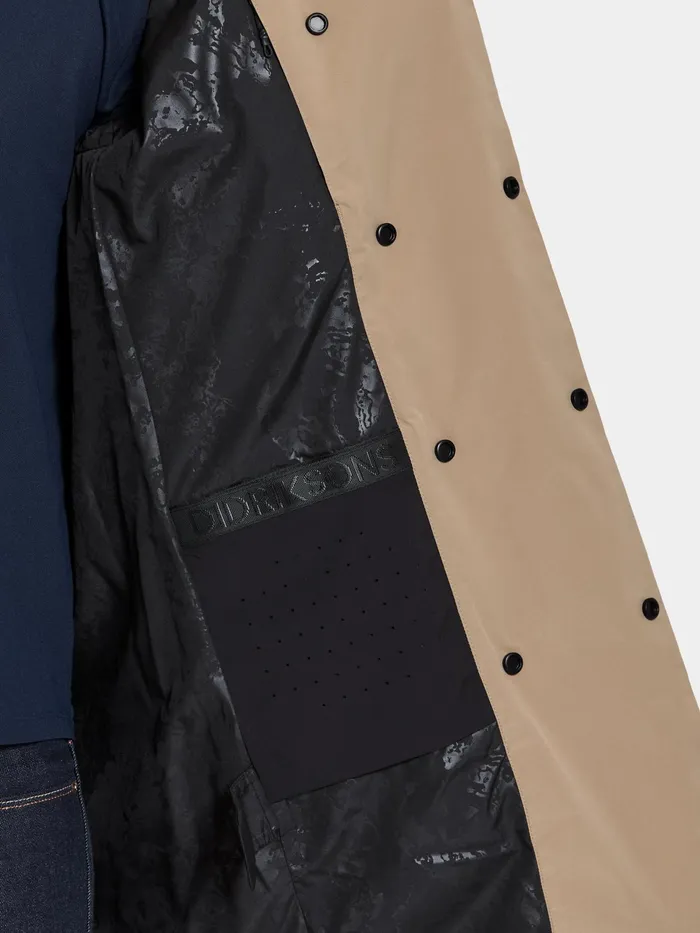Men Ludvig Coat Beige Didriksons Lightweight Jackets