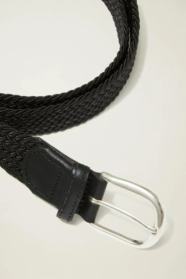 Men The Clubhouse Stretch Belt Black Bonobos Golf Belts Hats and Accessories