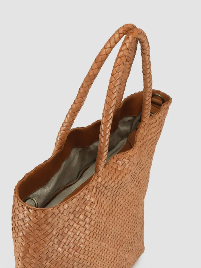 Officine Creative Bags OC CLASS 35 Rhum Brown Leather Tote Bag 8211 Women