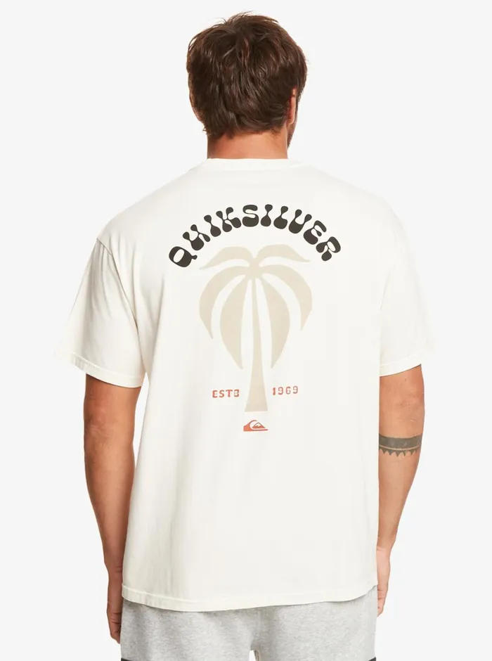 Quiksilver Bloom TShirt Birch Mens Tees Quiksilver Bloom TShirt Birch Mens Tees