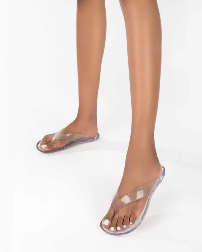 Real Jelly Flip Flop Clear Women Melissa Flip Flops