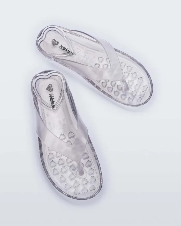 Real Jelly Flip Flop Clear Women Melissa Flip Flops