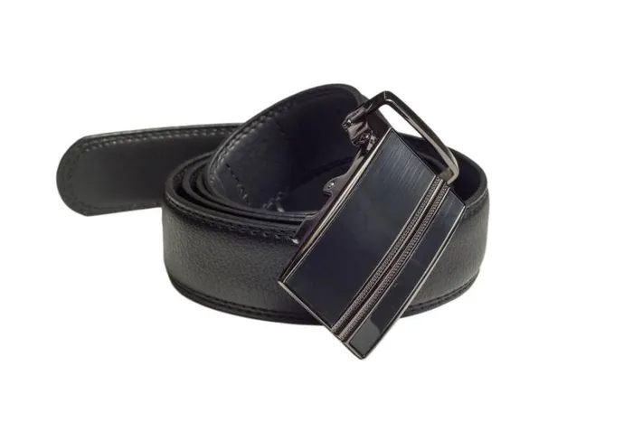 RWandCO Belts and Suspenders CHAMPS Leather Automatic And Adjustable Belt Black Black 8211 Men