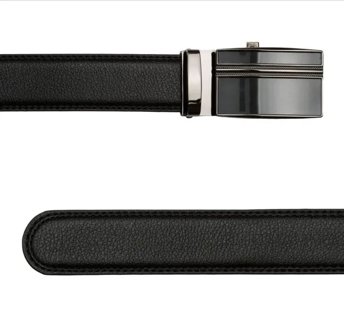 RWandCO Belts and Suspenders CHAMPS Leather Automatic And Adjustable Belt Black Black 8211 Men RWandCO Belts and Suspenders CHAMPS Leather Automatic And Adjustable Belt Black Black 8211 Men