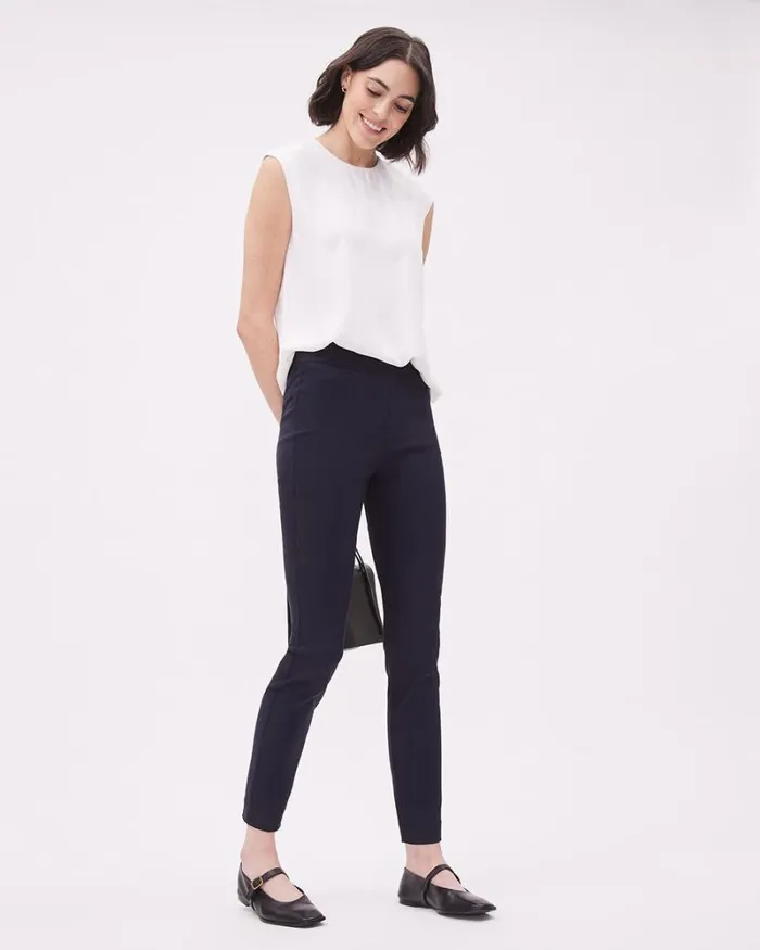RWandCO HighRise Solid HighRise Ankle City Legging Pant Night Sky 8211 Women RWandCO HighRise Solid HighRise Ankle City Legging Pant Night Sky 8211 Women