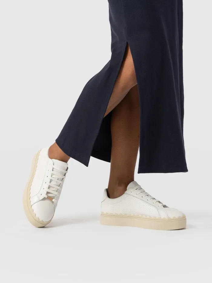 Saint And Sofia All Sneakers Women Brook Scallop Sneaker 8211 White White