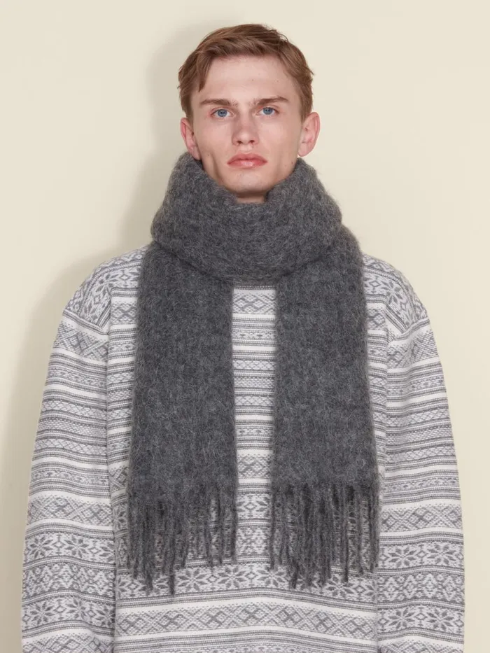Scarves WomenMen Holzweiler Fresia Grey