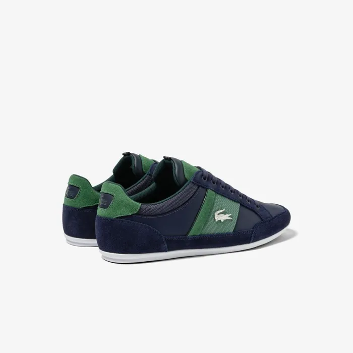 Sneakers Men Lacoste Men039s Chaymon Leather Sneakers Navygreen 2s3