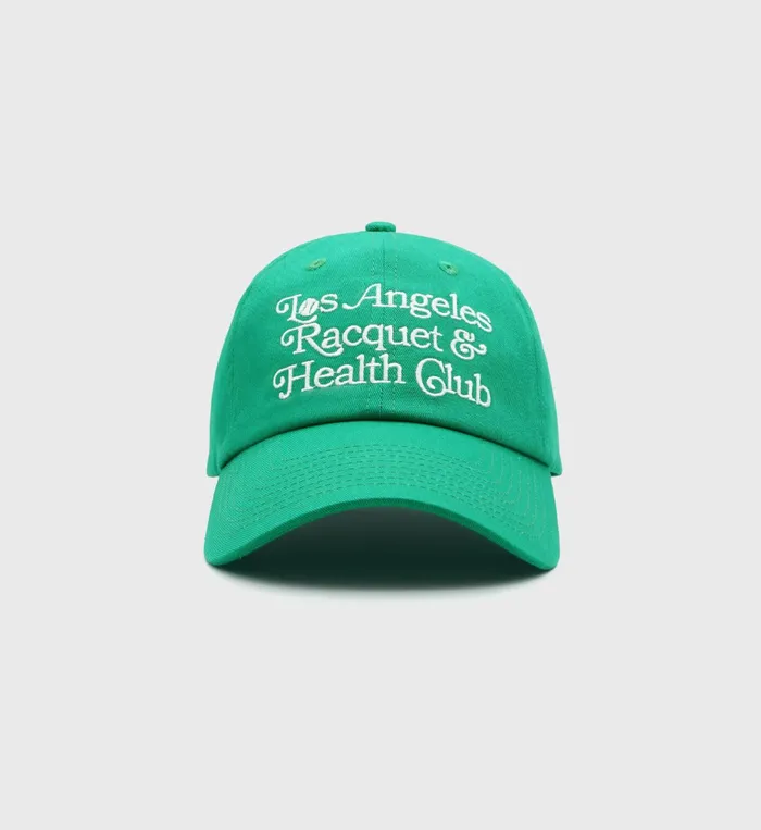 Sporty and Rich Hats Women LA Racquet Club Hat 8211 VerdeWhite