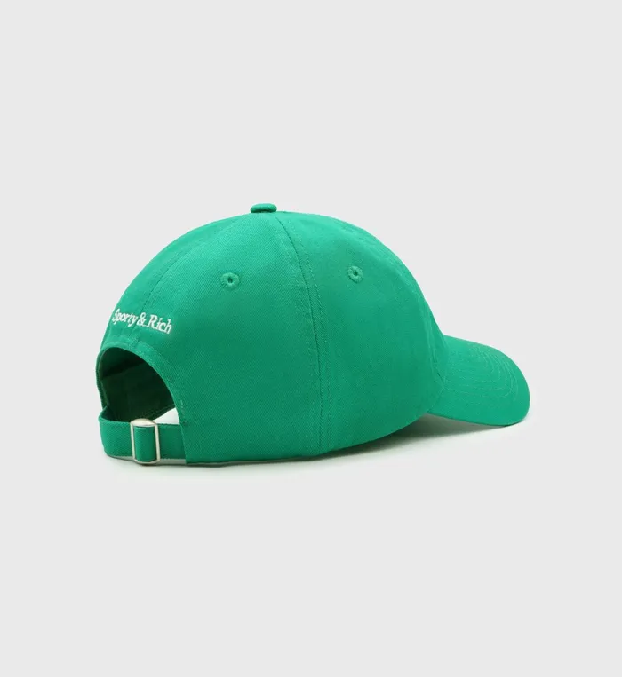 Sporty and Rich Hats Women LA Racquet Club Hat 8211 VerdeWhite