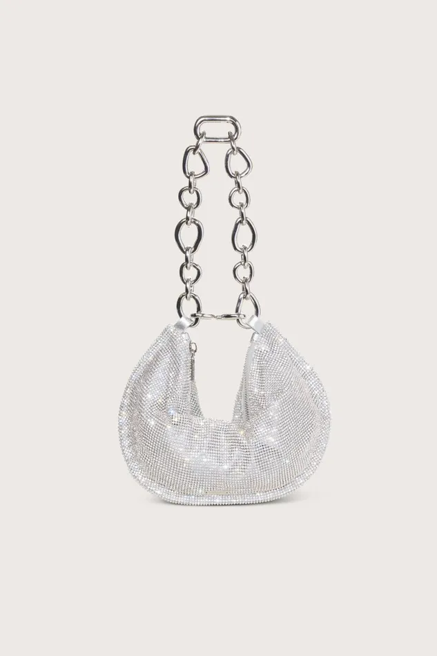 Women Cult Gaia Shoulder Bags ESTRELLA MINI SHOULDER BAG 8211 CLEAR RHINESTONE Women Cult Gaia Shoulder Bags ESTRELLA MINI SHOULDER BAG 8211 CLEAR RHINESTONE