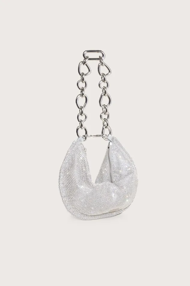 Women Cult Gaia Shoulder Bags ESTRELLA MINI SHOULDER BAG 8211 CLEAR RHINESTONE Women Cult Gaia Shoulder Bags ESTRELLA MINI SHOULDER BAG 8211 CLEAR RHINESTONE