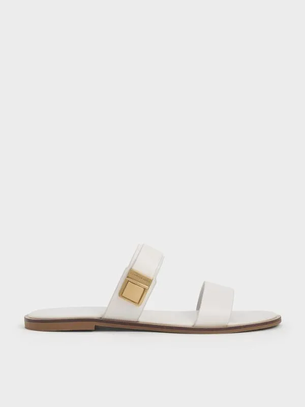 Women Dove DoubleStrap Sandals 8211 Chalk CHARLES and KEITH Sandals