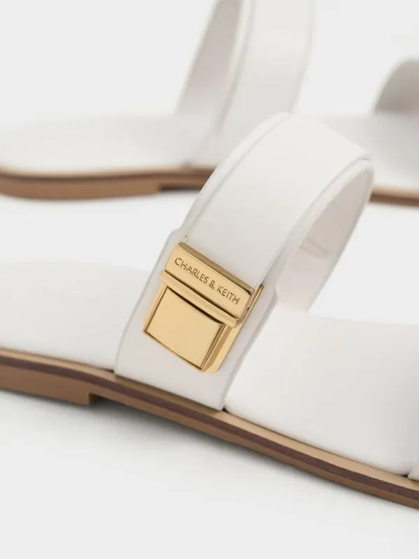 Women Dove DoubleStrap Sandals 8211 Chalk CHARLES and KEITH Sandals