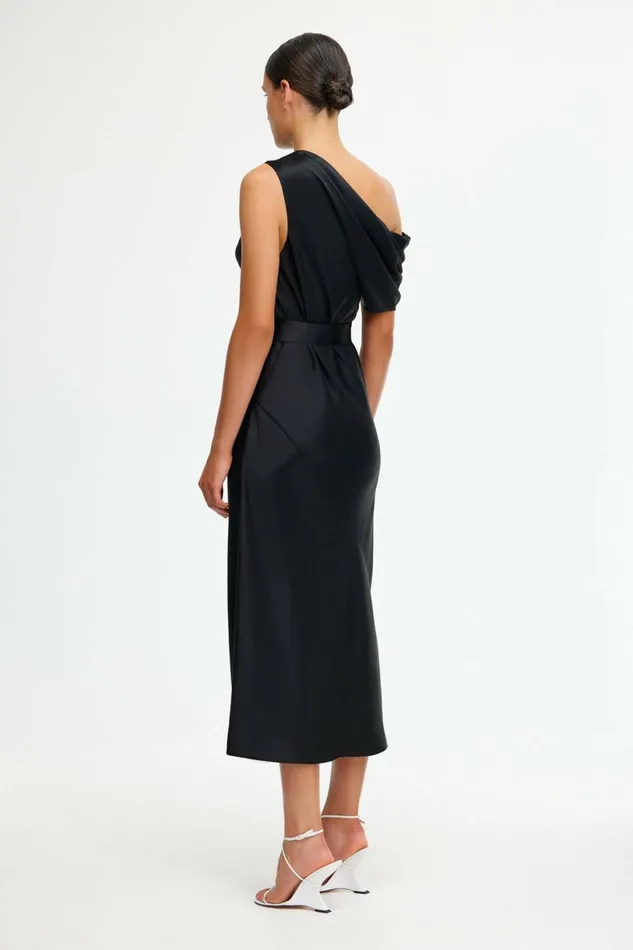 Women ELLISON MIDI DRESS Black Acler Sale