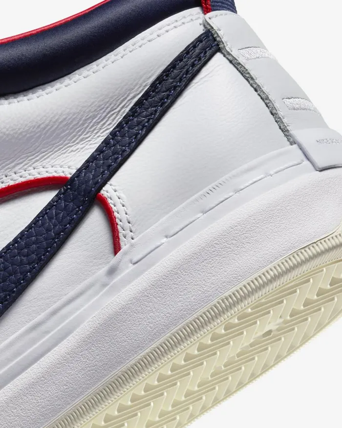 WomenMen Nike All Shoes SB React Leo Premium Whiteuniversity Redwhitemidnight Navy