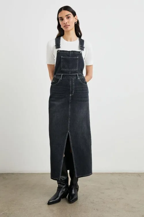 Women Rails Denim Westlake Dress Black Sand Women Rails Denim Westlake Dress Black Sand