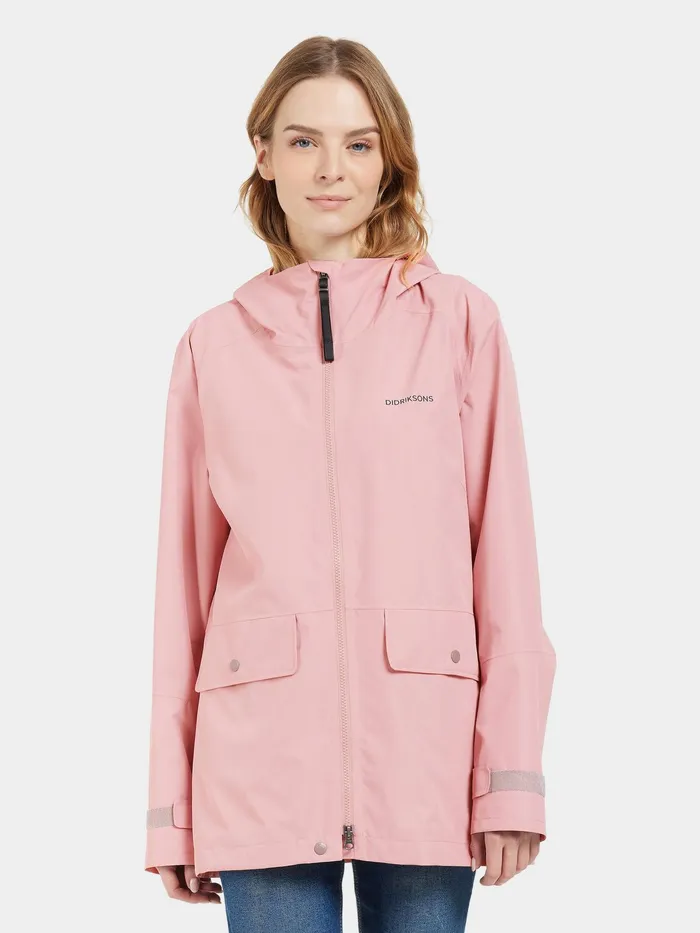 Women Tone Parka Oyster Lilac Didriksons Spring Jackets