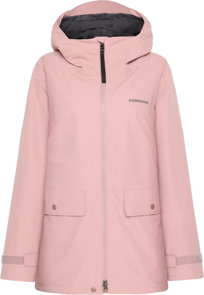 Women Tone Parka Oyster Lilac Didriksons Spring Jackets
