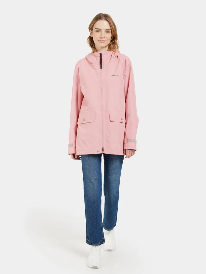 Women Tone Parka Oyster Lilac Didriksons Spring Jackets