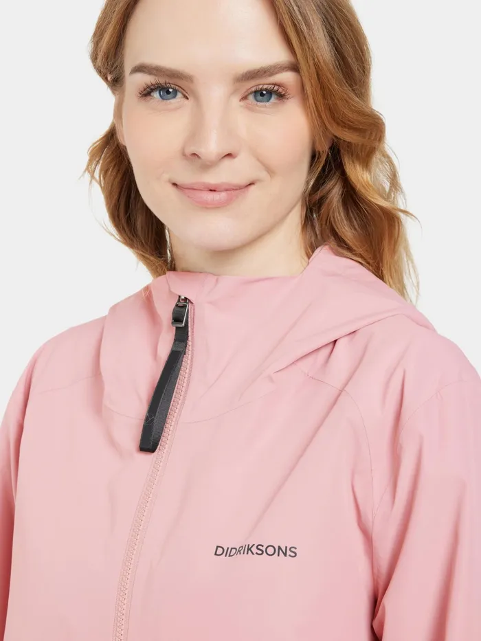 Women Tone Parka Oyster Lilac Didriksons Spring Jackets