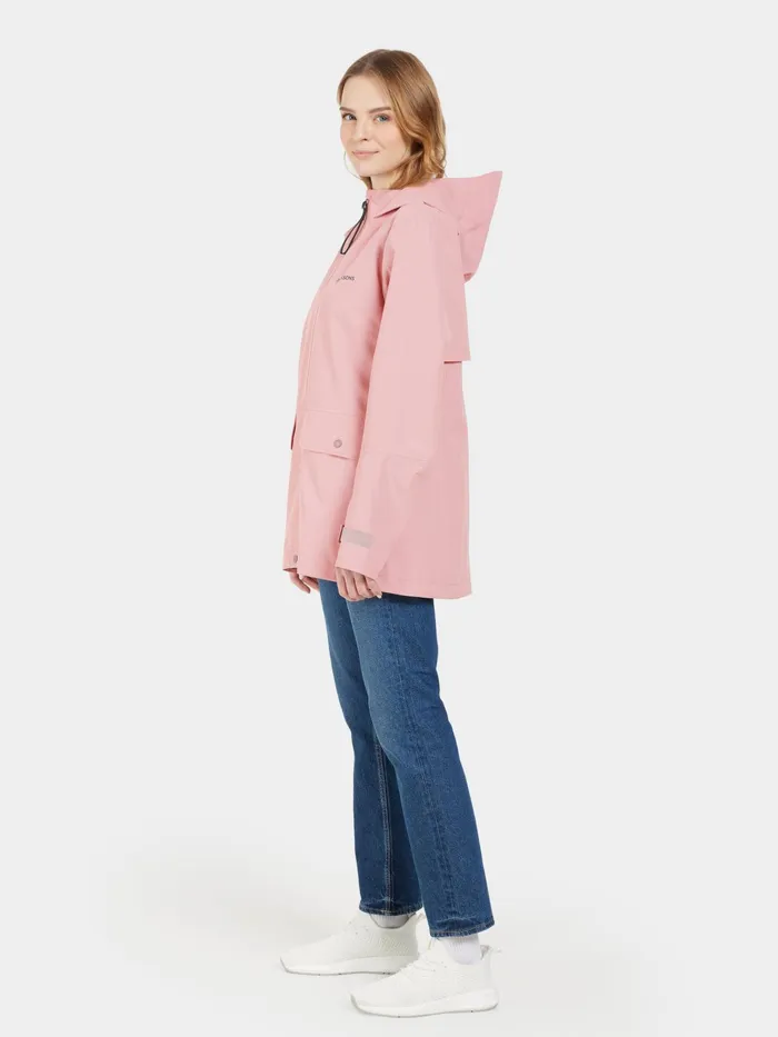 Women Tone Parka Oyster Lilac Didriksons Spring Jackets