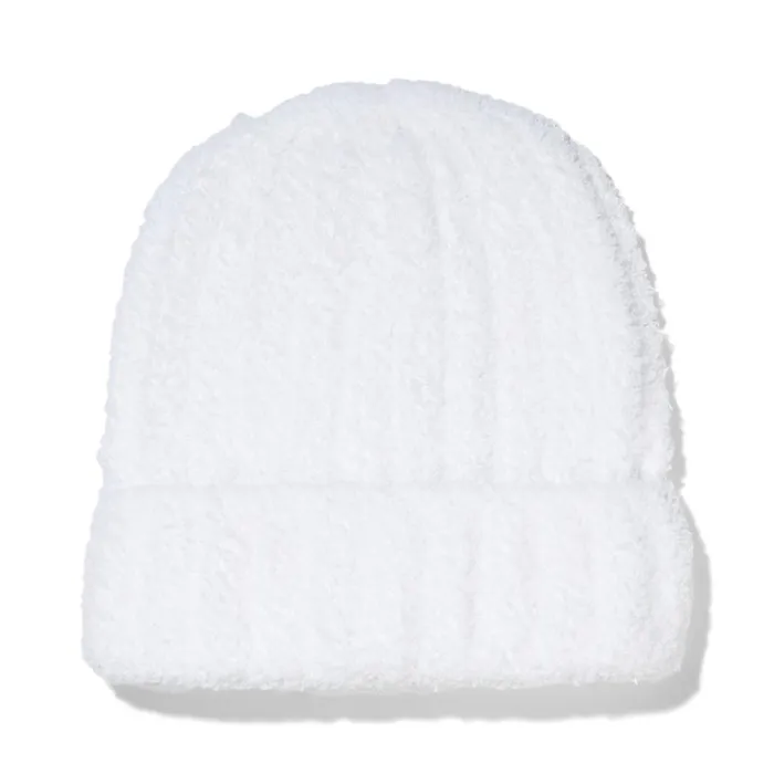 Womens Cloud Beanie White Spyder Hats