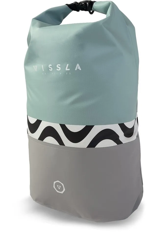 7 Seas 35L Dry Backpack Jade Bags Vissla Men