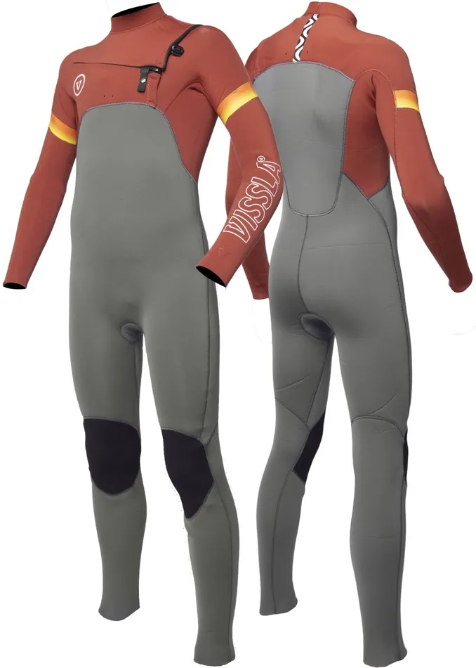 7 Seas Boys Raditude 43 Full Chest Zip Wetsuit Rust Wetsuits Vissla Youth 7 Seas Boys Raditude 43 Full Chest Zip Wetsuit Rust Wetsuits Vissla Youth