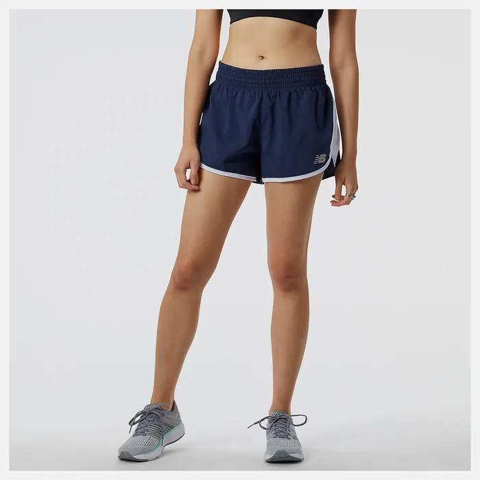 Accelerate 25 inch Short NATURAL INDIGO Women Shorts New Balance