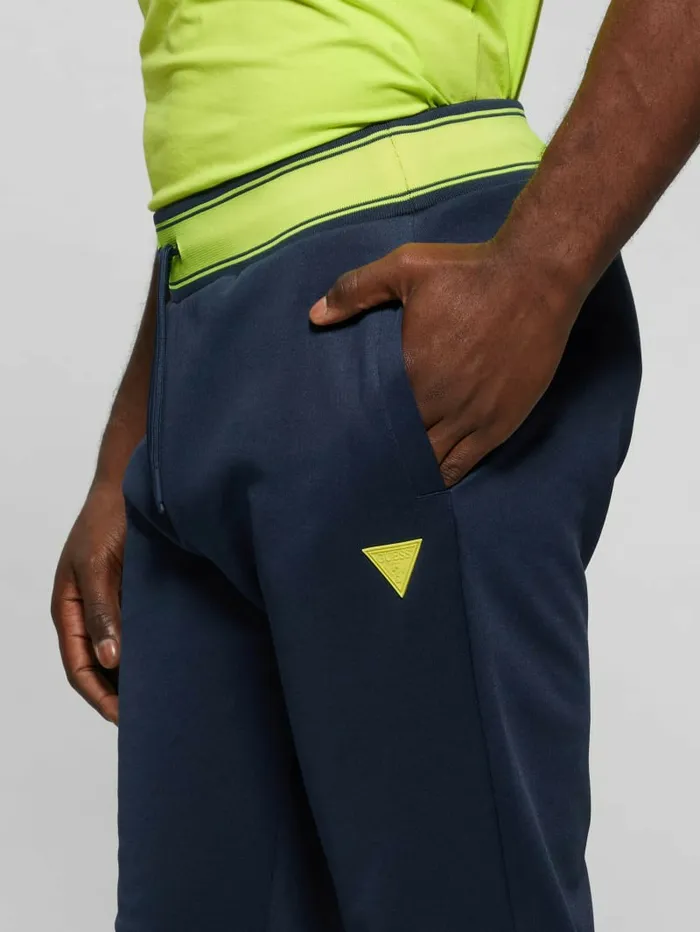 Activewear Men Eco Leroi Active Pants Silk Blue GUESS