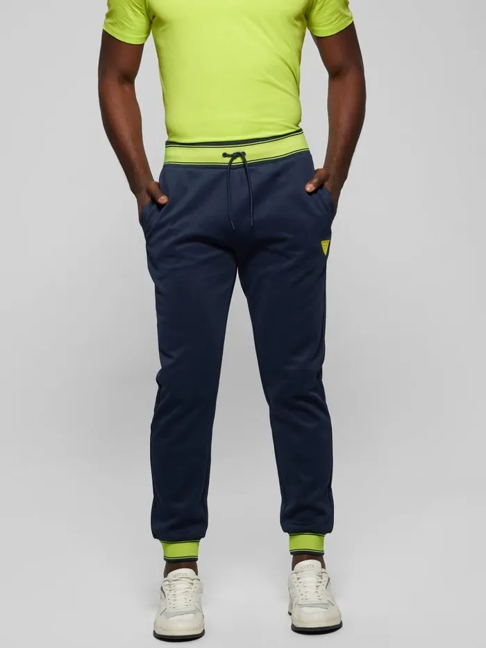 Activewear Men Eco Leroi Active Pants Silk Blue GUESS Activewear Men Eco Leroi Active Pants Silk Blue GUESS