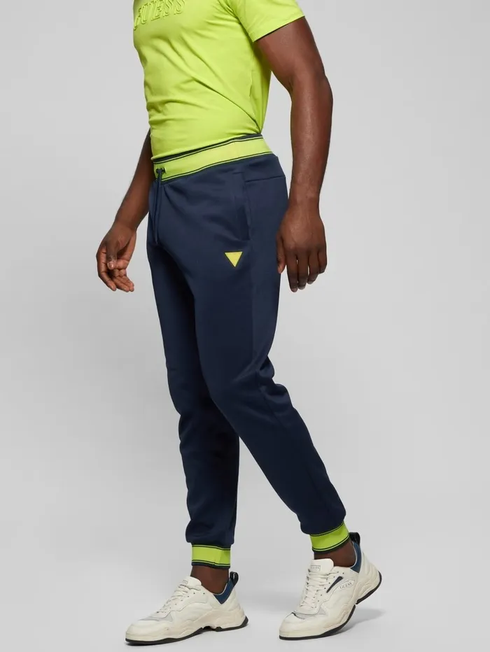 Activewear Men Eco Leroi Active Pants Silk Blue GUESS Activewear Men Eco Leroi Active Pants Silk Blue GUESS