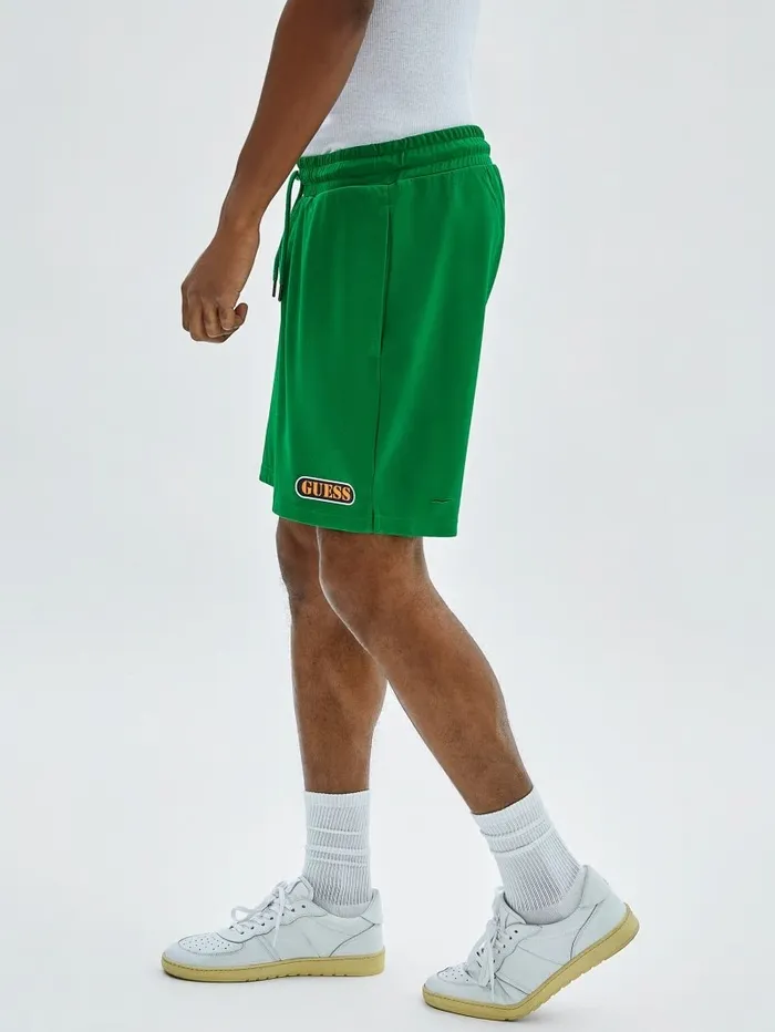 Activewear Men GUESS GUESS Originals Mesh Shorts Green Matcha