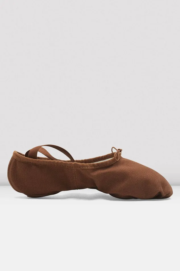 Adult Ballet Bloch Mens Pump Canvas Ballet Shoes Cocoa Canvas