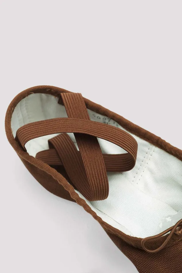 Adult Ballet Bloch Mens Pump Canvas Ballet Shoes Cocoa Canvas