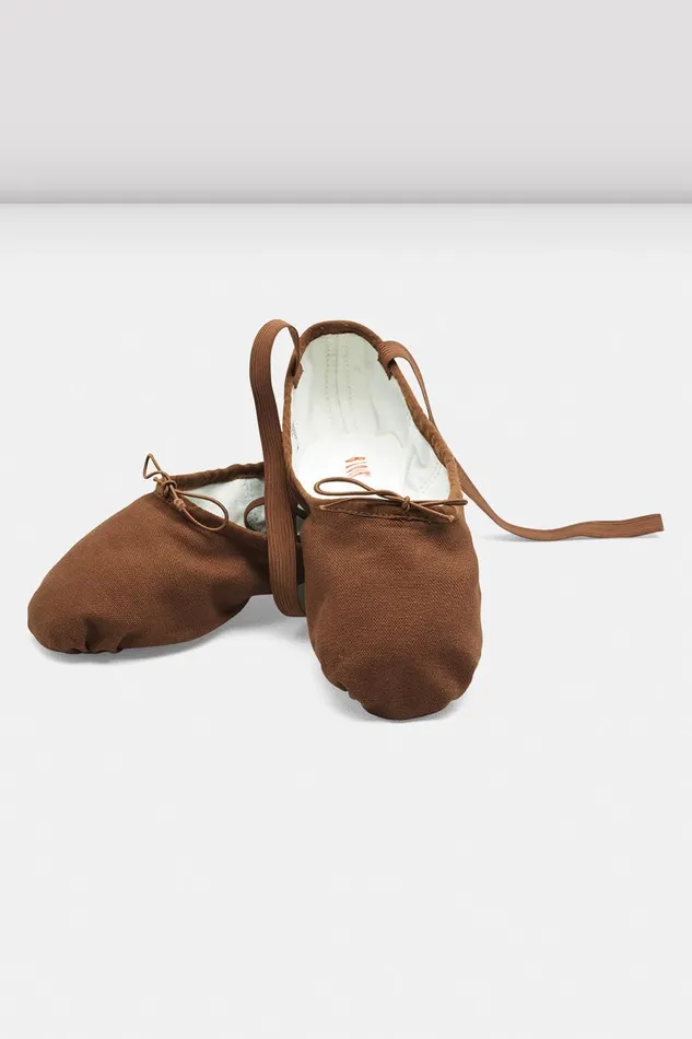 Adult Ballet Bloch Mens Pump Canvas Ballet Shoes Cocoa Canvas