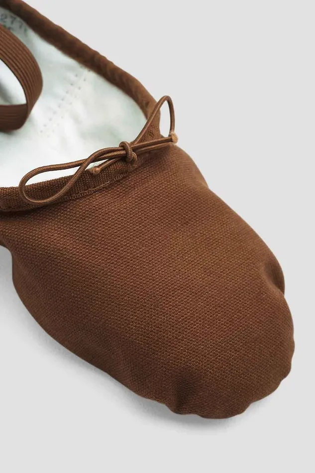 Adult Ballet Bloch Mens Pump Canvas Ballet Shoes Cocoa Canvas